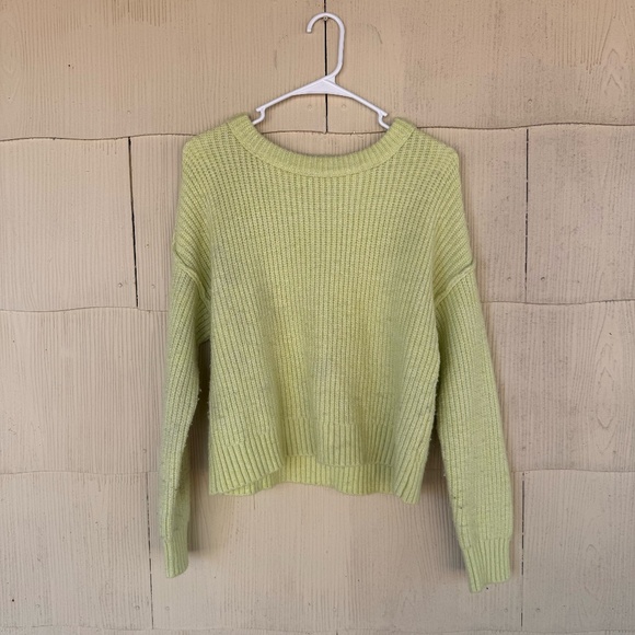 American Eagle 'Bright Citron' Sweater - Picture 1 of 4